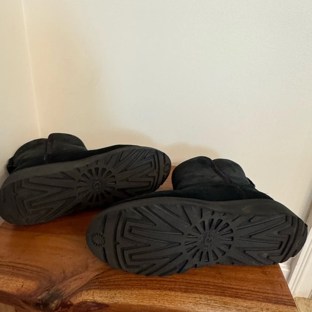 UGG Black Ankle Boots - Picture 5 of 7